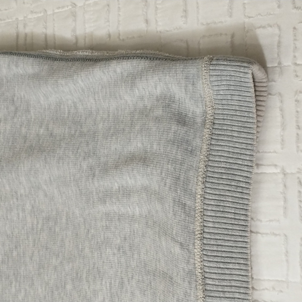 Tommy Bahama Reversible Quarter-Zip Sweatshirt, Cream And Grey, Mens Size Large - Picture 4 of 13